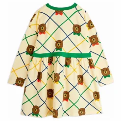 Enfant Mini Rodini Robes, Combinaisons|Robes*Robe Ours Carreaux Coton Bio |