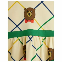 Enfant Mini Rodini Robes, Combinaisons|Robes*Robe Ours Carreaux Coton Bio |