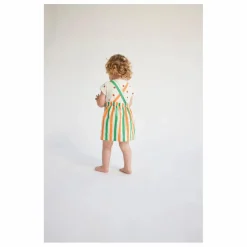 Clearance Bobo Choses Robe Pinafore Rayée | Ecru