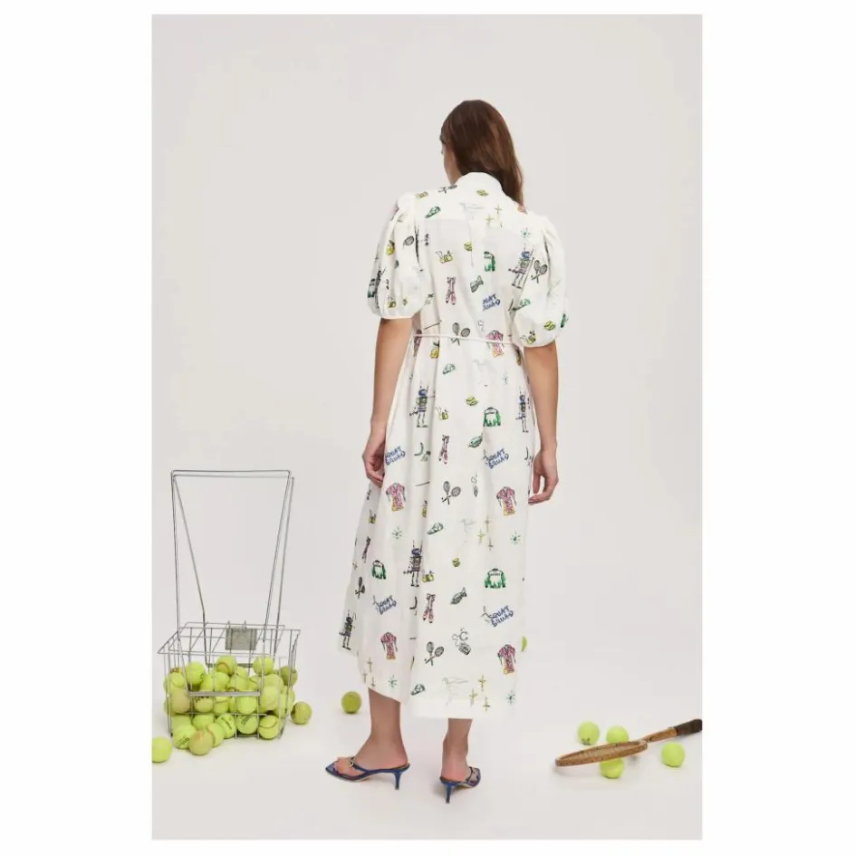Femme Alémais Robes, Combinaisons*Robe Play Brodée Lin |