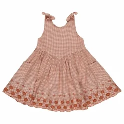 New Rylee + Cru Robe Poppy Vichy | Brique