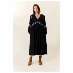 Discount Leon & Harper Robe Reeta Lad | Noir