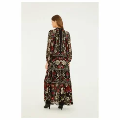 Farm Rio Robe Rococo Flowers | Noir