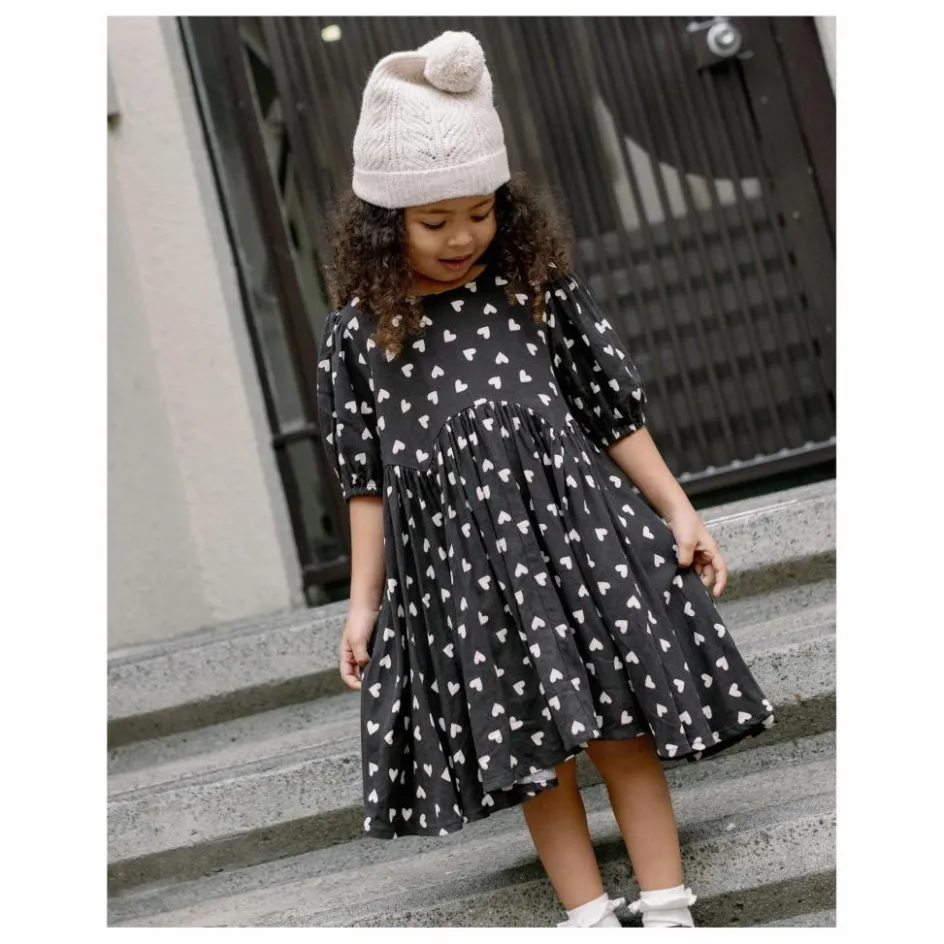 Rylee + Cru Robe Rose Cœurs ||Enfant Robes, Combinaisons