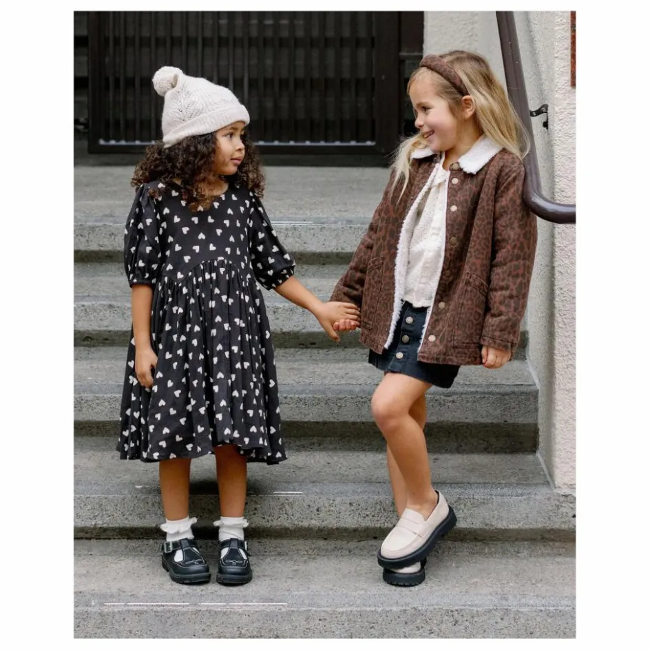 Rylee + Cru Robe Rose Cœurs ||Enfant Robes, Combinaisons