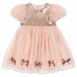 Sale Konges Sløjd Robe Sequins Mei Tulle | Rose pâle