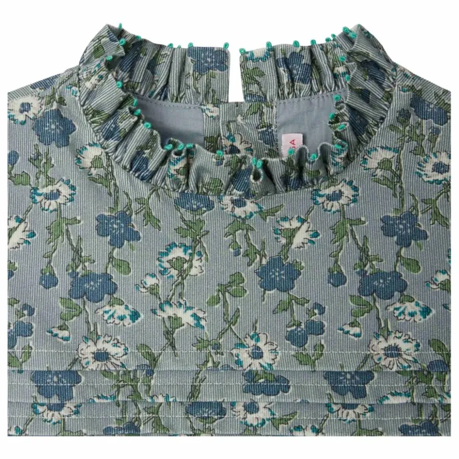 Enfant Bonpoint Robes, Combinaisons*Robe Topaz Liberty Velours Milleraies |