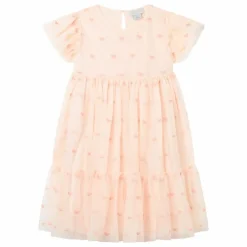 New Stella McCartney Kids Robe Tulle Cœur | Rose