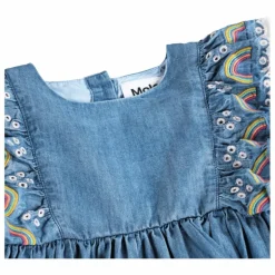 Molo Robe Volants Carlene Arc-en-ciel Coton Bio || Robes
