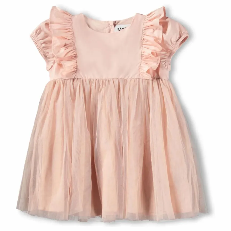 Hot Molo Robe Volants Cheyanne | Rose pâle