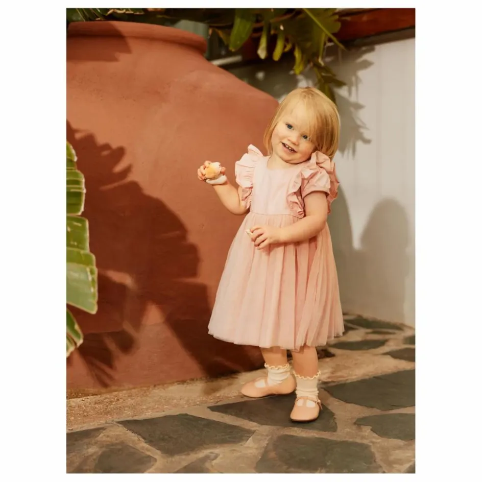 Hot Molo Robe Volants Cheyanne | Rose pâle