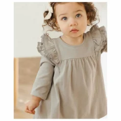 Enfant Quincy Mae Robes, Combinaisons|Robes*Robe Volants Coton Bio |