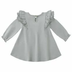 Enfant Quincy Mae Robes, Combinaisons|Robes*Robe Volants Coton Bio |