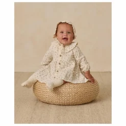 Enfant Quincy Mae Robes, Combinaisons|Robes*Robe Volants Fleurie Gaze de Coton Bio |