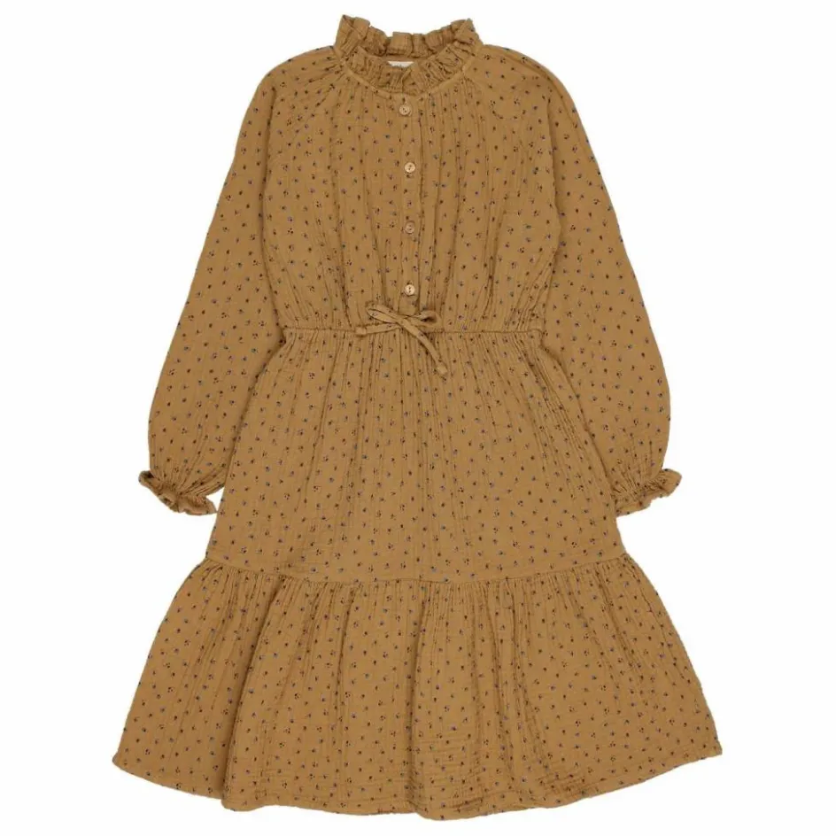 Enfant Búho Robes, Combinaisons*Robe Volants Gaze de Coton Bio |