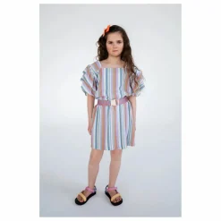Enfant Repose AMS Robes, Combinaisons|Robes, Combinaisons*Robe Volants Rayures Tencel |