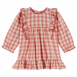 Robe Volants Vichy | Enfant Robes, Combinaisons|Robes