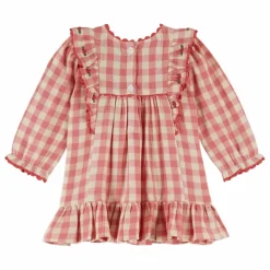 Robe Volants Vichy | Enfant Robes, Combinaisons|Robes