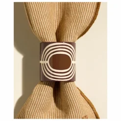 Sale Ronds de serviette laqués Mirage - Set de 2 | Art De La Table