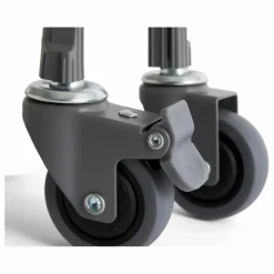 Hot Hay Roues pour cagette pliable Crate - Set de 4 | Gris