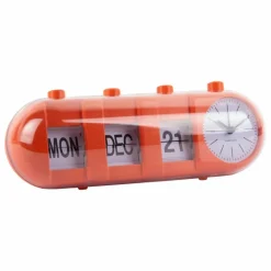 Online Present Time Réveil Retro tube | Orange