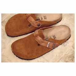 Femme BIRKENSTOCK Sandales, Espadrilles*Sabots Boston Braided Chaussant Etroit |