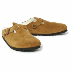 Discount Sabots Boston Fur Cuir Suede - Collection Adulte | Femme Sandales, Espadrilles