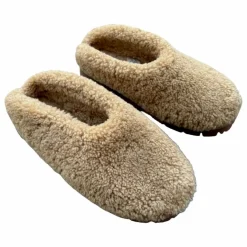 New ILDA'S sheep Sabots Peau Lainée Mérinos | Beige