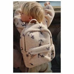Sale Konges Sløjd Sac à Dos Façon Sherpa Jody Ancres Fibres Recyclées | Beige