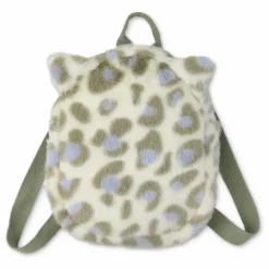 Sale Gingersnaps Sac à Dos Léopard Fausse Fourrure | Ecru