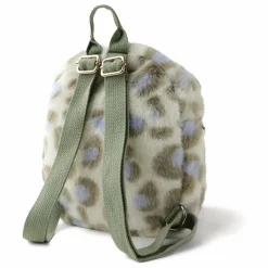 Sale Gingersnaps Sac à Dos Léopard Fausse Fourrure | Ecru