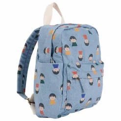 Bobo Choses Sac à Dos Personnages Coton Bio | Bleu jean
