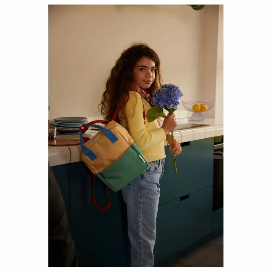Online Sticky Lemon Sac à Dos Small Colorblock | Jaune