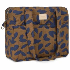 Nobodinoz Puériculture|Sacs À Langer, Trousses*Sac à langer imperméable Hyde Park Blue Leaves |