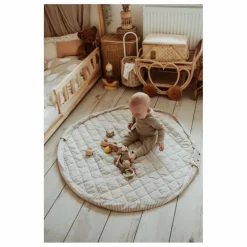 Hot Play and Go Sac / Tapis d'éveil Noomad - Rayures | Bleu