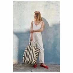 Femme Rose in April Cabas*Sac cabas rayé Elisa |