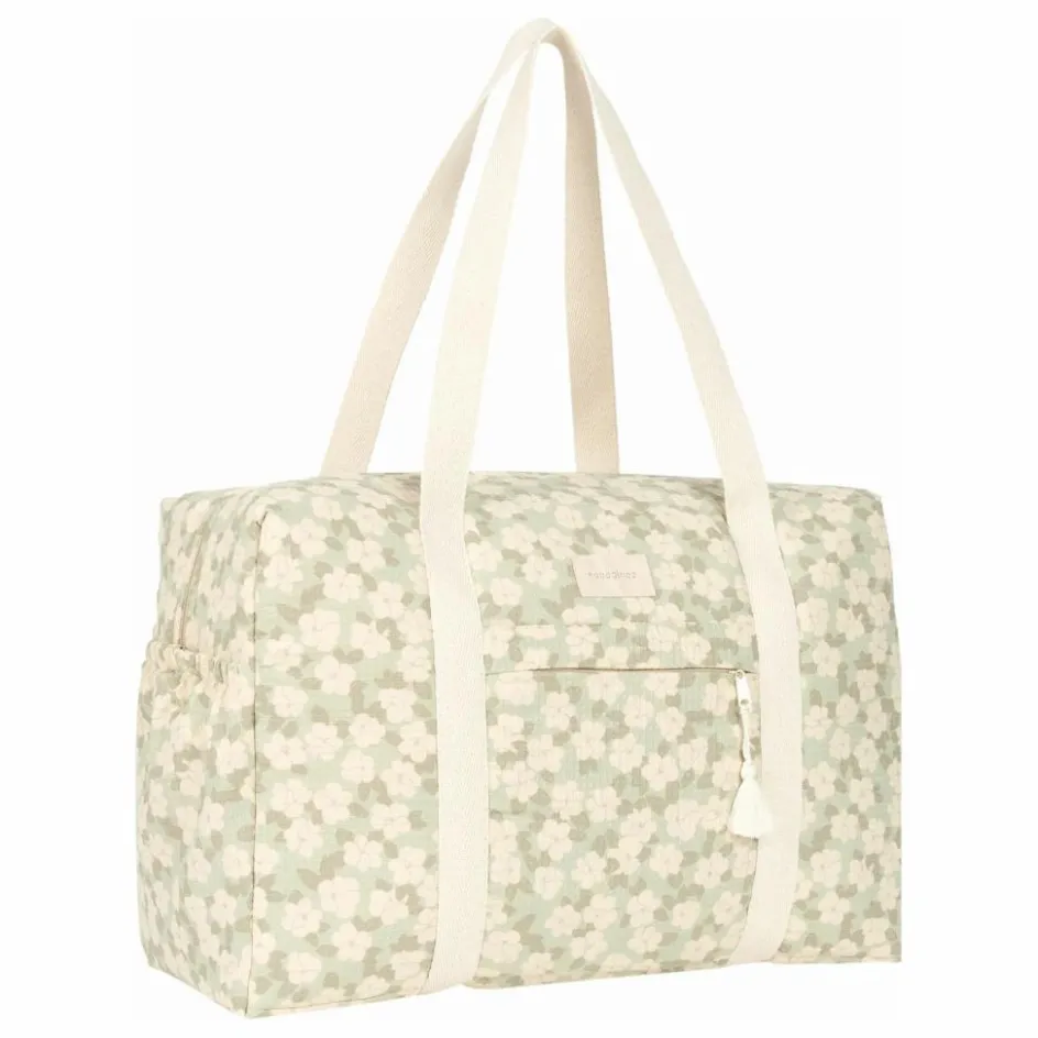 Nobodinoz Sac de maternité imperméable en coton bio Opéra Sakura || Puériculture|Sacs À Langer, Trousses