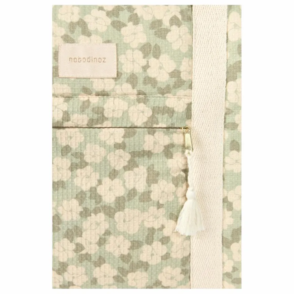 Nobodinoz Sac de maternité imperméable en coton bio Opéra Sakura || Puériculture|Sacs À Langer, Trousses