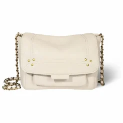 Sale Jérôme Dreyfuss Sac Lulu S Chèvre Grainé | Ecru
