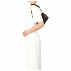 New Jérôme Dreyfuss Sac Lulu S Croûte Velours Léopard | Marron