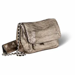 Hot Jérôme Dreyfuss Sac Lulu S Lamé | Champagne