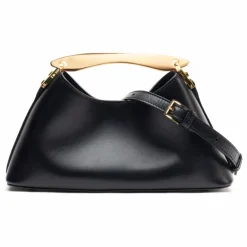Sale Elleme Sac Mini Boomerang Cuir | Noir