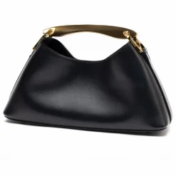 Sale Elleme Sac Mini Boomerang Cuir | Noir