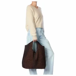 Femme Jérôme Dreyfuss Cabas*Sac Paco Croûte Velours Léopard |