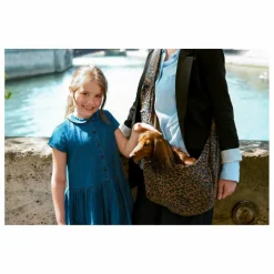 Caramel & Cie Sac Promenade Cross Body Léopard Chien | Marron