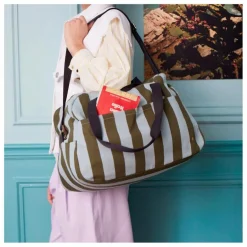Hot La cerise sur le gâteau Sac voyage Rita | Bleu Turquoise - Vert Foncé