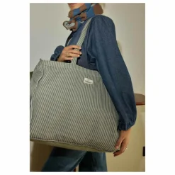 Gabrielle Paris Sac week-end à rayures en coton ||Femme Sacs Weeks Ends|Sacs Week-End