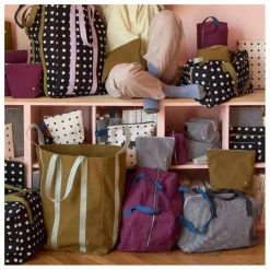 Femme La cerise sur le gâteau Sacs Weeks Ends|Sacs Week-End*Sac week-end en coton bio Iona |