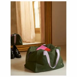 Discount La cerise sur le gâteau Sac Week-end Iona | Vert forêt