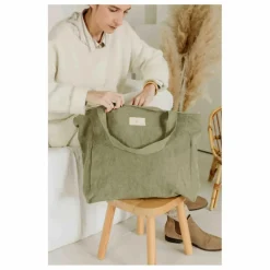 Adorna Sac zippé en lin || Sacs À Langer|Sacs À Langer, Trousses
